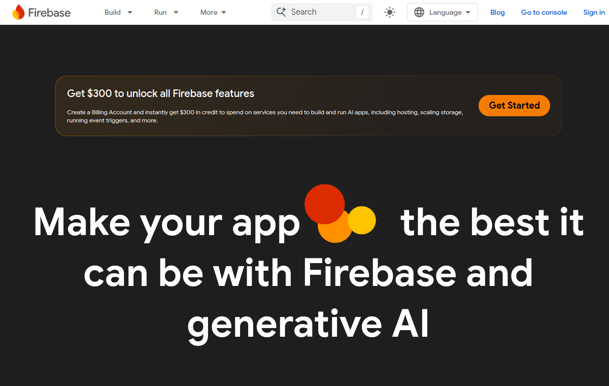 Screenshot of Firebase Authentication