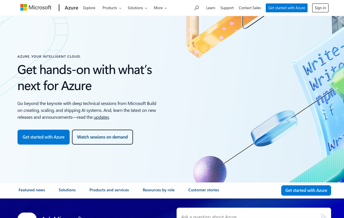 Screenshot of Azure AI Translator